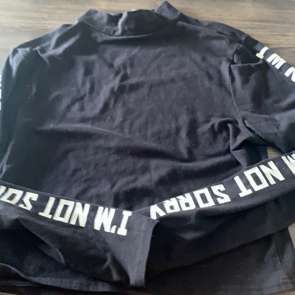 Women blouse I’m not sorry letters size L
